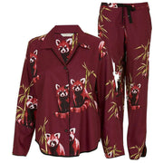 cyberjammies-yasmin-panda-print-pyjama-set---ox-blood-burgundy-34514452