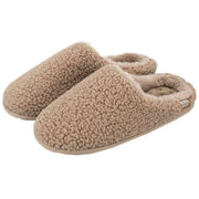 isotoner-borg-swept-back-mule-slippers---mink-beige-34523410