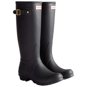 Hunter Original Tall Leopard Backstrap Gummistiefel – Schwarz/Beige