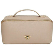Alice Wheeler London Large Luxury Train Case - Stone Beige