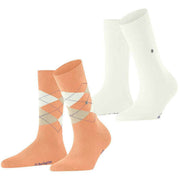 Burlington Everyday Mix 2er-Pack Socken – Pfirsichorange