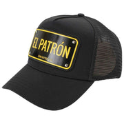 John Hatter El Patron Trucker-Mütze aus Aluminium – Schwarz