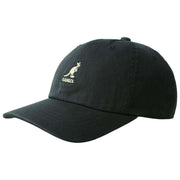 Kangol Washed Baseball Cap – Schwarz