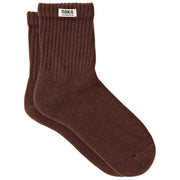 Roka Windsor Solid Crew Socken – Coco Brown