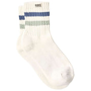 Roka Windsor Stripe Crew Socken – Küstenblau/Nebel