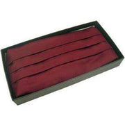 Michelsons of London Silk Cummerbund - Wine Red