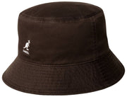 Kangol Washed Bucket Hat – Kaffeebohnenbraun
