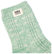 Roka Wallace Crew Socken – Matcha Green