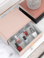 Stackers Klassische Nagellackschublade – Rouge/Gold