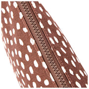 Roka Maida Vale Mittelgroßer Baumwoll-Canvas-Beutel – Brown Dot