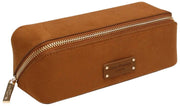 Alice Wheeler London Kensington Kleines Zugetui aus Wildleder – Fudge Tan