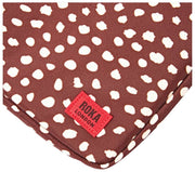Roka Brick Lane Laptoptasche aus recyceltem Canvas – Brauner Fleck
