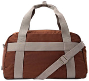 Roka Gatwick Mittelgroße Reisetasche aus recyceltem Canvas – Schokoladenbraun