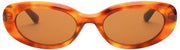MessyWeekend Lola Blue Light Sun Lesebrille – Braune Lava