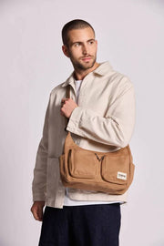 Hindbag Emile Umhängetasche mit mehreren Taschen – Zimtbraun
