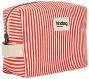 Hindbag Leon Kulturbeutel – Rote Streifen