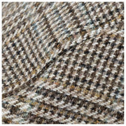 Dents Stanwick Tweed Schiebermütze – Braun