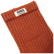 Roka Windsor Solid Crew Socken – Bran Brown