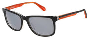 Superdry handgefertigte Acetat rechteckige Sonnenbrille - Schwarz