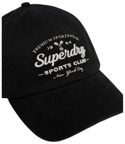 Superdry & Co Vintage Club Baseballkappe – Vintage Schwarz