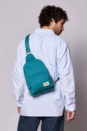 Hindbag Felix Umhängetasche – Pfauenblau