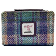 maccessori-harris-tweed-medium-zip-purse---purplegreen-34631654