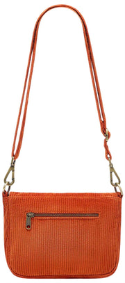 Hindbag Margault Umhängetasche – Velvet Brick Orange