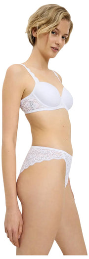 Triumph Amourette Tai-Slip mit hohem Beinausschnitt – Weiß