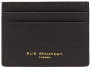 Elie Beaumont Heart Kartenetui – Schwarz/Beerenrosa