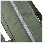 Roka Somerset Große Babytasche aus Baumwollcanvas – Weidengrün