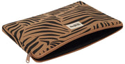 Hindbag Ava Kleine 13-Zoll-Laptoptasche – Zimt-Zebra-Braun