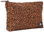 Roka Maida Vale Mittelgroßer Baumwoll-Canvas-Beutel – Mini Leopard Brown