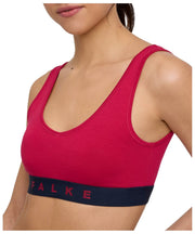 Falke Bustier-Bralette im Daily Comfort Print im 2er-Pack – Rot/Schwarz