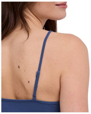 Falke Tägliches nahtloses Spaghetti-Top – Captain Blue