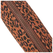 Roka Tate Kleine Baumwoll-Canvas-Tasche – Mini Leopard Brown