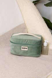Hindbag Gaspard Kosmetiktasche – Samt Mintgrün