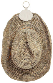 Stackers Schlüsselanhänger mit Muschelhuthalter – Haferflockencreme