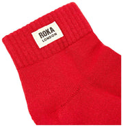 Roka Wembley-Söckchen – Chilli Oil Red