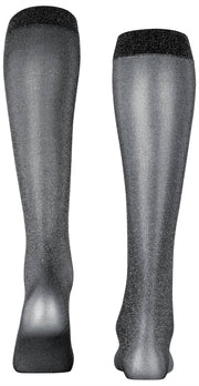 Falke Glitzernde 30-Denier-Kniestrümpfe – Schwarz/Splitter