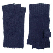 dents-fingerless-cable-knit-gloves---navy-34477697
