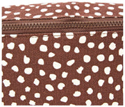 Roka Mill Hill Baumwoll-Canvas-Gürteltasche – Brown Dot