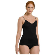 hanro-cotton-seamless-v-neck-spaghetti-top---black-35928371