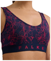 Falke Bustier-Bralette im Daily Comfort Print im 2er-Pack – Rot/Schwarz