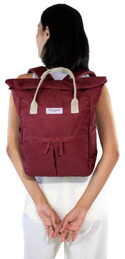 Art Tasche London Hackney Medium Rucksack - Burgund