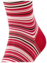 Falke Microblock-Socken – Geranienrot