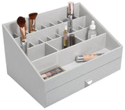 Stackers Supergroßer Make-up-Organizer – Kieselgrau