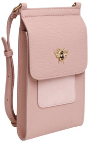 Alice Wheeler London Mini Bloomsbury Umhängetasche – Rosa