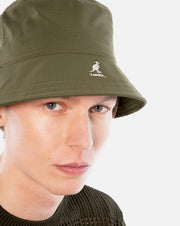 Kangol Multi-Utility Packable Bucket Hat – Dunkelolivgrün