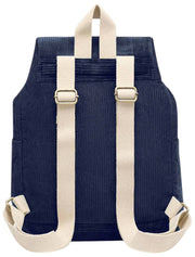 Hindbag Eliot Rucksack – Samt Marineblau