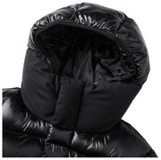 Helvetica Mountain Pioneers Pinto 2 Daunenjacke mit Kapuze – Schwarz